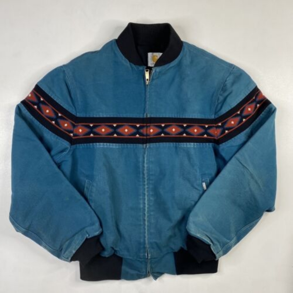 Carhartt Aztec Bomber Jacket Vintage 1993
